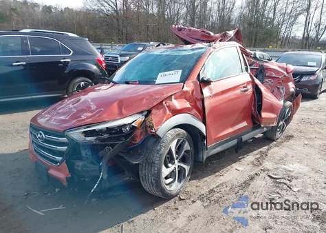 2017 Hyundai Tucson Limited из США, поврежденный, VIN KM8J3CA24HU307491